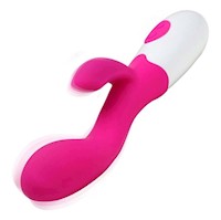 Vibrador de Silicona Bidireccional de color Rosa