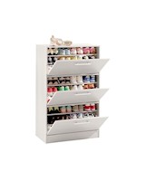 Zapatera cajonera Villa Hogar 27 pares - xl - blanco