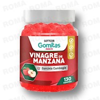 GOMITAS VINAGRE DE MANZANA 130 SOTTCORLABS