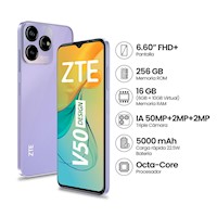 Smartphone ZTE Blade V50 Design  6GB+256GB - Púrpura