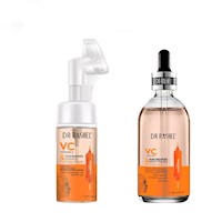 Vitamina C Dr Rashel Limpiador Desmaquillador + Primer Serum Facial