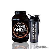 Proteína Qnt Prime Whey 2lb Chocolate Brownie + Shaker