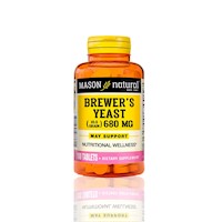 Levadura de cerveza Mason Brewer´S Yeast 680Mg (100 Tab)