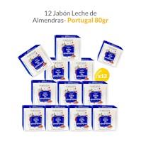12 Jabon leche de almendras 80g – Portugal