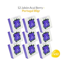 12 Jabon baya de acai 80g - Portugal