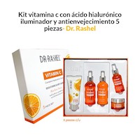 Kit vitamina c con ácido hialurónico iluminador y antienvejecimiento