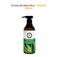Crema de Aloe Vera 300ml - Wokali
