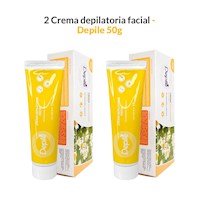 2 Crema depilatoria facial 50ml – Depile