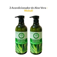 2 Acondicionador de Aloe Vera 550ml - Wokali