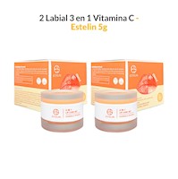 2 labial 3 en 1 Vitamina C 5g – Estelin