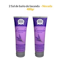 2 Sal de baño de lavanda 400ml - Nevada