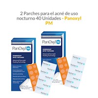 Parches para el acné de uso nocturno 40 Unidades Panoxyl PM 2 Unidades