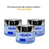 3 Crema facial de células madres 50ml - Nevada