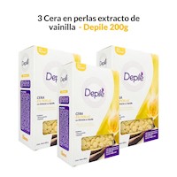 3 Cera en perlas extracto de vainilla 200g - Depile