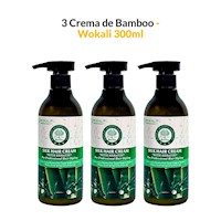 3 Crema de Bamboo 300ml - Wokali