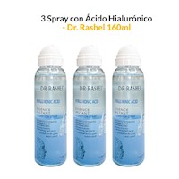 3 Spray de hidratación instantánea con ácido hialurónico 160ml