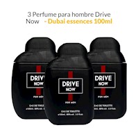 3 Perfume para hombre Drive Now 100ml – Dubai essences