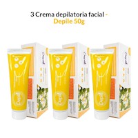 3 Crema depilatoria facial 50ml – Depile