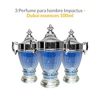 3 Perfume para hombre Impactus 100ml – Dubai essences