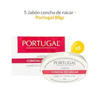 5 Jabón concha de nácar 80g - Portugal