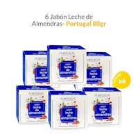 6 Jabon leche de almendras 80g – Portugal