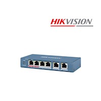 Switch PoE Hikvision DS-3E0106HP-E No administrable 6 puertos 100Mps