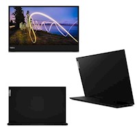 MONITOR LENOVO THINKVISION M15 15.6" WLED IPS 1920X1080, 2X USB-C 3.2 G1 (DP 1.2 ALT MODE)