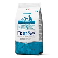 Comida Perro Adulto Hipoalergénico Monge Salmón y Atún 2.5kg