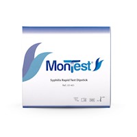 Test de Orina para Sífilis en Tiras MONTEST CAJA 50 UND