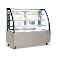 ILUMI  VITRINA REFRIGERADA CURVA 3 NIVELES