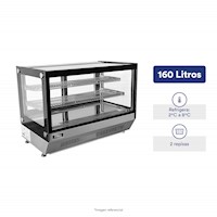 Vitrina refrigerada de sobremesa Ilumi 160 litros