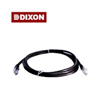 Cable Patch Cord Dixon 2Metros UTP Cat.5e 24 AWG COBRE LSZH RoHS Negro