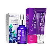 Dúo de Crema Blanqueadora 30 Ml Y Serum Blueberry 30 Ml Bioaqua