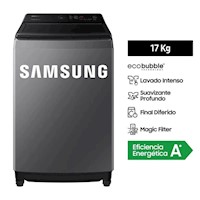 Lavadora Samsung 17kg Ai WA40F17E7CPE Grafito