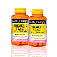 Vitamina Brewer´S Yeast 680Mg (100 Tab) Pack X2