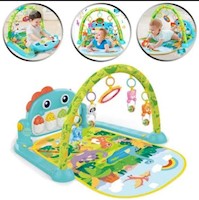 Gimnasio para Bebe con Piano Musical 3 en 1 Color Verde