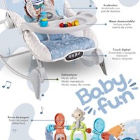 Mecedora de Bebe Multifuncion Musical Celeste