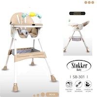 Silla de Comer Beige de bebé modelo Venus