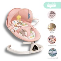 Silla mecedora eléctrica Baby Dream Rosada