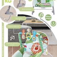 Mecedora de Bebe Multifuncion Verde