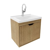 Mueble de baño con lavamanos Graz - Almendra