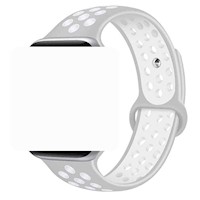 Correa de Silicona para Apple Watch Gris Circulos Blancos