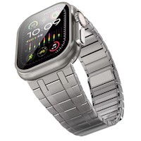 Correa De Titanio Para Apple Watch Ultra Buckle-less Magnetico Matte