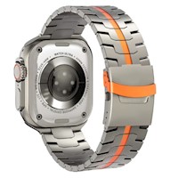 Correa De Titanio Para Apple Watch Iron Man Orange Stripe