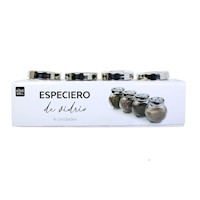 Set de 4 Especieros de Vidrio - Calidad Superior