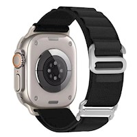 Correa Alpine Loop And Hook Para Apple Watch Negro