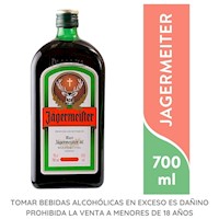 LICOR JAGERMEISTER (Licor de Hierbas) 700 ML