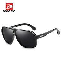 LENTES DE SOL DUBERY ESTILO CARRERA con accesorios / NEGRO