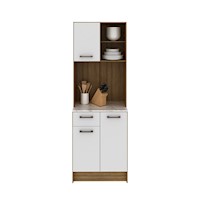 Mueble auxiliar de cocina Dalia - Almendra Blanco