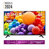 Televisor LG 65" Smart Tv 4K UHD Thinq Ai 65UT7300 Modelo 2024